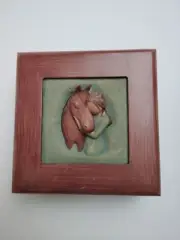 Willow Tree Wooden Keepsake Box with Girl and Horse "Always there for Me"