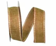 3 yds. LISA LUSH WOVEN WIRE EDGE RIBBON 1 1/2" Wide