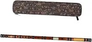 CORHAD C Bamboo Flute Beginner Kit Traditional Instrument Antique Style Flute Comfortable for Adults Storage Box