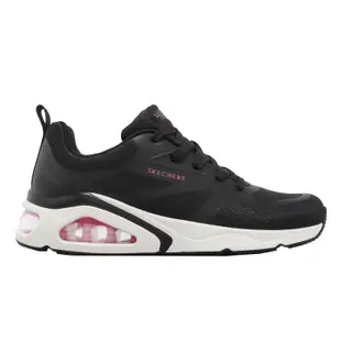 Skechers 休閒鞋 Tres-Air-Revolution-Airy 女鞋 黑 白 氣墊 緩震 增高 運動鞋 177420BLK