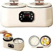 Low Sugar Rice Cooker 3.4L, Smart 6 Modes, 15-Min Fast Cooking & Non-Stick Pot, Delay Start + Keep Warm for Diabetic