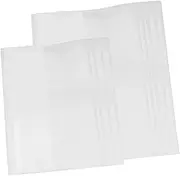 DOITOOL 20Pcs Clear Book Protective Sleeves for Textbooks Notebooks for School Use Easy Application Scratch Resistance Included