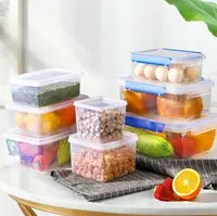 在飛比找樂天市場購物網優惠-冰箱收納盒 保鮮盒透明塑料盒子密封盒冰箱專用冷藏食品收納盒商
