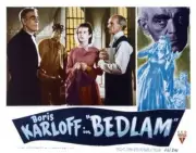 Bedlam Lobby Card Boris Karloff Robert Clarke Anna Lee Ian Wolfe 1946 Old Photo