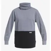 NEW WOMENS S SMALL DC SHOES VENEER TECHNICAL FUNNEL NEXT NECK SWEATSHIRT BLACK