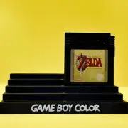 Gameboy Game Stand Display Game Boy Color Cartridge Holder Holds 10 Games GBC
