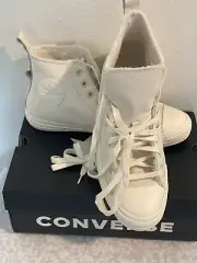 Size 10 - Converse Chuck Taylor All Star High Egret W