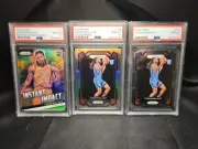 Cason Wallace PSA 10 Lot x3 = Silver Prizm/Silver Instant Impact/ = ALL Gem Mint