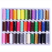39pcs 109 Yard Mixed Colors Polyester Spool Sewing Thread For Hand Machine
