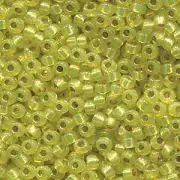 Duracoat Silver-Lined Dyed Yellow Miyuki Seed Beads 11/0 (11-94236-TB)