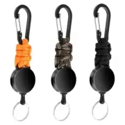 3Pack Retractable Keychain Heavy Duty Retractable Lanyard Badge Holder8274
