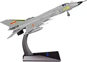 1:72 Scale China Shenyang J-8 Fighter Model Alloy High-Simulated Aircraft Aviation Collectibles for Home Decoration