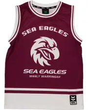 Manly NRL Youth Mesh Muscle Tank Top