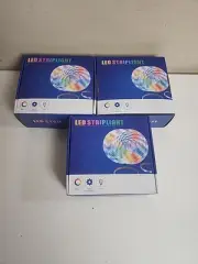 3 Boxes RGB Strip Lights with Remote Control (6 rolls @ 16ft = 96 ft total) New