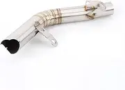 Motorcycle for Suzuki for GSXR 750 2011-2017 for GSXR 600 750 Pipe Slip-on Motorcycle Exhaust Link Pipe and Escape Catalyst Delete Pipe JSDNI (Color : Front 1 Pair A)