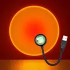 LED Sunset Lamp Nightlights USB Projector Birthday Party Decoration Mood Lights