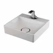 WS Bath Collections Vision 6440 White Vision 15-7/10" Vessel Bathroom Sink