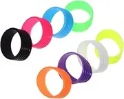 Tennis Badminton Racket Grip Protector 8 Pack Reusable Silicone Overgrip Bands for Rackets