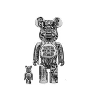 在飛比找蝦皮購物優惠-Be@rbrick X HR Giger (白鉻版) 100