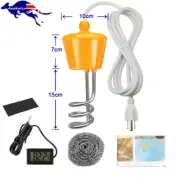 220V Immersion Water Heater Boiler Tub Electric Floating Suspension Heating Rod
