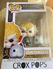 HEIMERDINGER + PORO 1605 ARCANE Funko Pop Vinyl New in Mint Box + PROTECTOR