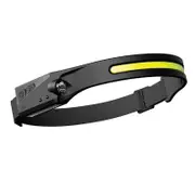 Cob Led Motion Sensor Head Torch Headlight Usb Headlamp Waterproof Rechargeable