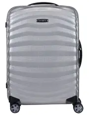 [Samsonite] Lite-Shock 55cm Sport Spinner Suitcase in Silver