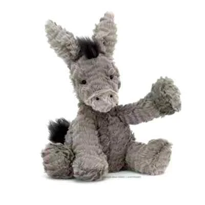 23/40/60CM Cute Burro Peluche Toys Lovely Grey Donkey Plush Dolls Stuffed Soft A