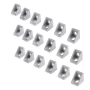 25 Pcs Corner Brace Extruded Aluminum Bracket Extrusion Hardware Frame