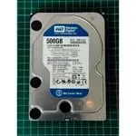 WD藍標 3.5吋 500GB(500G) SATA硬碟 WD5000AAKS-00A7B2 (良品/A234)