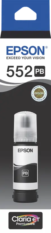 Epson T552 Photo Black EcoTank Ink Bottle