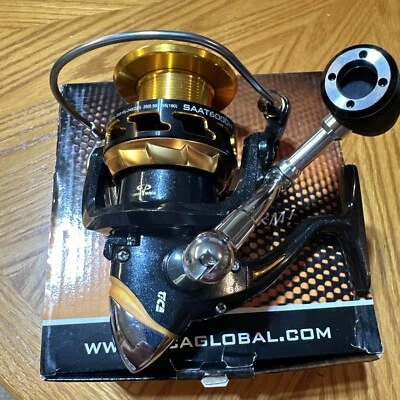 TICA Samira Long Cast Spinning Reel SAAT6000H 11 Bearings Worm Shaft 6000