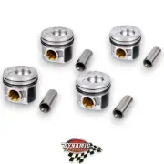 4X 81.00MM PISTON & RING FOR VW GOLF CADY JETTA AUDI A3 2.0 TDI BMM BHW BPW BMP