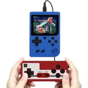 400 Games In 1 Device, Handheld Console,over 400 Games,support 2 Players Play On Tv - SNNGV Blue