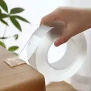 Transparent Nano Tape Washable Reusable Double-Sided Tape Removable AdheO_RR