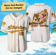 Custom Chip 'n Dale Baseball Jersey, Chip and Dale Jersey Team