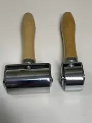 J&D Quilting Press Leather craft Edge Creaser & Smoother Steel Iron Roller