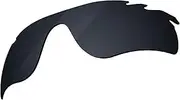 [Boldbright] Replacement Lenses Compatible with Oakley RadarLock Path Vented Sunglasses - Black Iridium