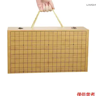 [新品上市]便攜式圍棋套裝木圍棋棋盤遊戲套裝圍棋棋盤遊戲帶收納盒中國策略棋盤遊戲[26]