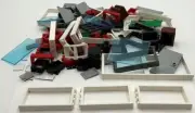Lego New Assorted Doors Frames White Red Trans-Blue Parts