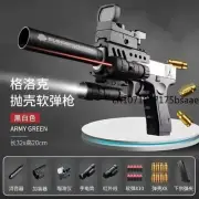 Newest Shell Ejecting black GIoCK Airsoft Pistol Soft Bullet Toy Gun Weapon