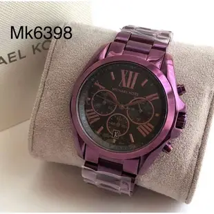 經典 Michael Kors MK6248 午夜藍 藍色 羅馬 紫色 三眼 計時 手錶 時尚錶 mk 手錶 mk錶