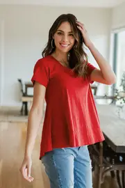 The Short Sleeve Swing Tee--BIRDK-1066