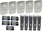 MultiCode Gate Opener Garage 5 Remotes Control Clicker Transmitter 300Mhz 308911