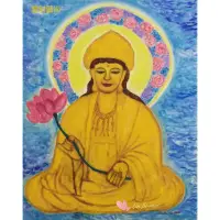 在飛比找momo購物網優惠-【豐財藝術】Namo Avalokiteshvara 紅蓮寶