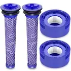 Vacuum Filter Replacement Kit for Dyson V7, V8 Animal, V8 Absolute & SV10 Cor...