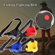 Waist Gimbal Fighting Fishing Belt Rod Holder Adjustable Stand Thickened Lot S8