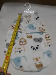 NEW Bon Dormir Baby Swaddle unisex sleep Sack soft fleece osfm 0-3mos koala Bear