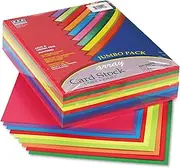 Pacon 101199 Array Card Stock, 65 Lb., Letter, Assorted Lively Colors, 250 Sheets/Pack
