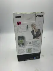 VTech CS6114 DECT 6.0 Cordless Phone W/Caller ID/Call Waiting, White/Grey Sealed